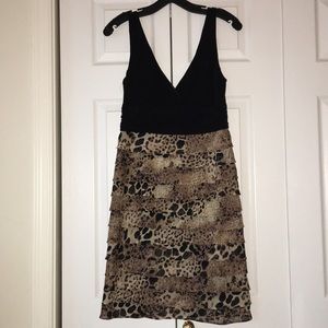 Chic Leopard Print Dress